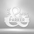 Couples Monogram - Steel Sign